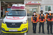 고성소방서， 환자 긴급 이송 생명 구해