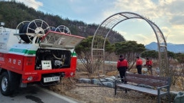 거창 남하면 내곡ㆍ월곡마을 장미거리 조성
