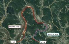 합천군， 율곡면 갑산3구～내천교 통행제한