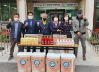 하동기자협회， 섬진강 사랑의 집 방문ㆍ위문품 전달