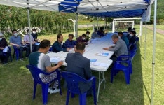 밀양시 상동면 행정복지센터， 현장 이장 회의