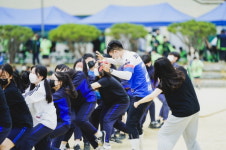 거제 수월중， 3년 만에 전교생 교내 체육대회