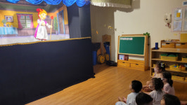 김해 반야 어린이집， 아동권리 인형극 관람