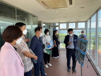 창원 문화환경도시위， 대산정수장 방문 