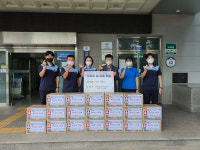 한국철도공사 마산사업소， 석전동에 생필품 기탁