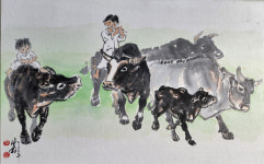 진주 상봉동민， 지역예술가 작품 `소통`