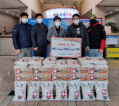 마산합포구 사업장 운영자 모임， 연말 물품 기탁