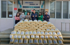 하동군 양보면 익명 기부천사， 찹쌀 120포 기탁