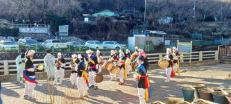 창원 마산합포구 교방동 풍물단， 지신밟기 행사