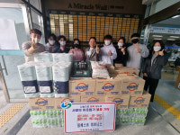 마산 현동 팀베스트 휘트니스， 개업 축하 선물 기탁