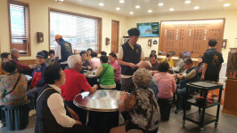 부원동 오소해장， 경로당 어르신 식사 제공
