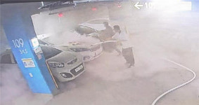 사천 지하주차장 화재 시민 초기 진화