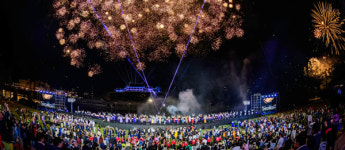 밀양강 오디세이 멀티미디어 쇼 물들인다