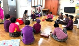 고성군 거류면, 경로당 쓰레기 배출 홍보