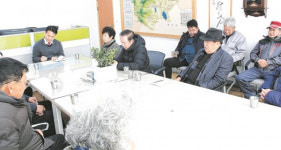 고성 돼지농장 축분 유출 빨리 청소해야