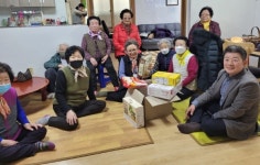 손정현 창원시 양덕2동장, 경로당 위문