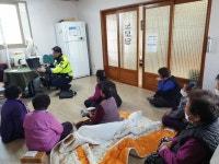 사천경찰서 사랑방 노인교통교육