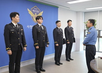 사천해양경찰서, 경찰관 5명 승진·임용식