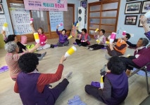 고성군 신천마을, 백세시대 청춘교실 개강식