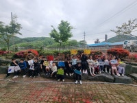 고성군 개천초등학교, 나무심기 행사