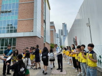 양산경찰, 증산초교 앞 교통안전 캠페인