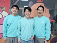 회사서 간식 즐기며 아이디어 만들어요