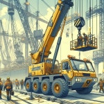 통영 한 조선소 근로자, 크레인 차량에 치여 숨져