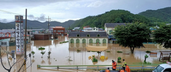 의령 대의 면소재지 침수