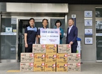 한국철도공사 마산역, 이웃사랑 라면 기탁