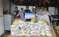 합천 율곡면 약수암, 이웃돕기 백미 기탁