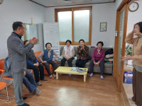 합천 이병걸 율곡면장, 성인문해교실 방문