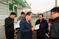 황선봉 예산군수, 중앙산업 도축장 방문 격려