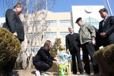 천안 목천고 위안부 평화의 소녀상 제막식