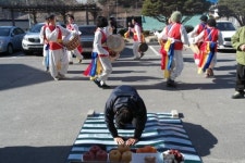 금산 남일면 농악회, 정월 대보름맞이 지신밟기 성료