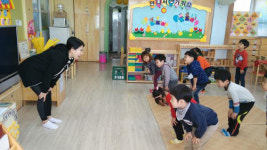 당진 전대초 병설유치원, 키 크기 체조 배워요!