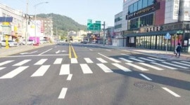 아산시, 순천향대 후문-국도 21호 확·포장 완료