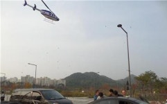 112총력대응, 경찰헬기와 합동 모의훈련