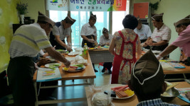 예산 보건소 홀로 남(男) 행복채움 건강밥상 프로그램 운영