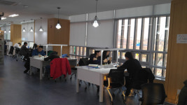 아산 탕정온샘도서관, 이용객 발길 끊이지 않아