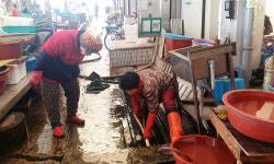 서산 동부 수산물시장, 손님맞이 준비 한창