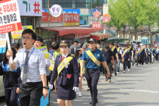 당진署, 청소년 유해환경 개선 거리캠페인