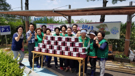 한국마사회 천안문화공감센터사랑의 김치나눔 행사 가져