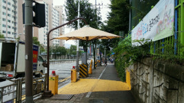 공주시, 주요 횡단보도 그늘막 설치