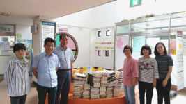 아산시의회 심상복 부의장, 아산시립송곡도서관에 도서 기증