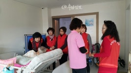 부여 여성단체협의회, 어르신 식사도우미 봉사활동