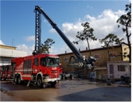 세종소방서, 신규도입 소방차 시연회 열어