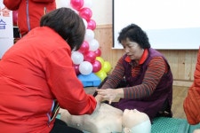 적십자 충남지사, 경로당 심폐소생술 순회교육 시작