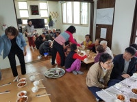 사랑실은 행복밥차 서천군 마서면, 행복온도 상승