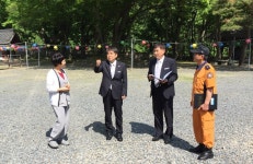 부여소방서장, 석가탄신일 대비 전통사찰 현장 방문