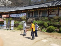 서산소방서, 전통사찰 호스릴 소화전 사전점검